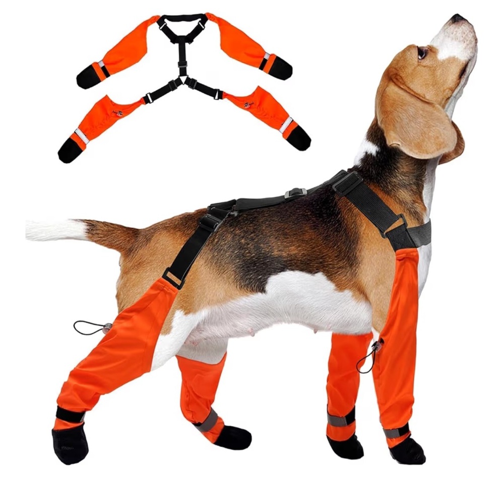 Dog suspenders dog shoes size small blue